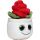 Schmoozies® Evergreenies® Rose Blume Tabletreiniger Displayreiniger Unterseite aus Mikrofaser
