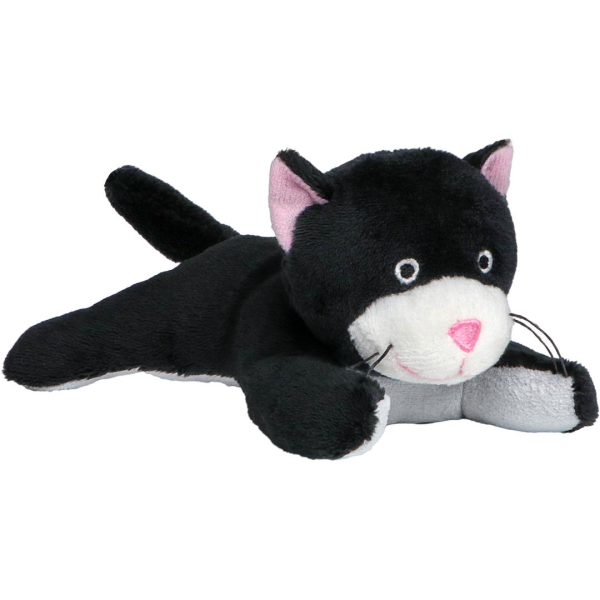 Katze Stofftier Schmusetier kleines Stofftier Bildschirmreiniger schwarze Katze