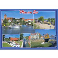 Plau am See Mecklenburgische Seenplatte Postkarte 5...