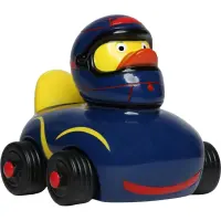 Racing Badeenten Kollektion – Rot, Silber, Dunkelblau & Orange 4 Enten á € 9,95 - Rennenten-Bundle