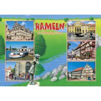 Hameln Postkarten Ansichtskarte 6 Bilder Weltpostkarte...