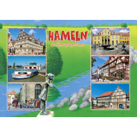 Hameln Postkarten Ansichtskarte 6 Bilder Weltpostkarte...