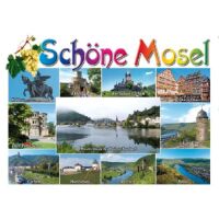 Schöne Mosel Profilkarte 11 Bilder Querformat