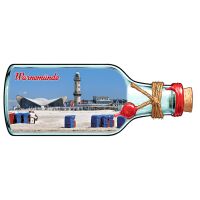 Warnemünde Flaschenpost Magnete Resiniert Motive...