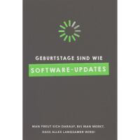Geburtstag unverpackte Glückwunschkarte mit...