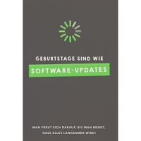Geburtstag unverpackte Glückwunschkarte mit...
