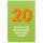 20. Geburtstag unverpackte Glückwunschkarte mit Briefumschlag  Zahl 20 das perfekte Alter für Fehler und Spaß HAPPY PAPER