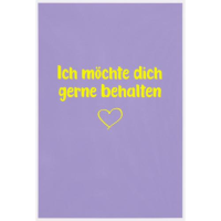 Liebe Valentinstag unverpackte Glückwunschkarte mit...