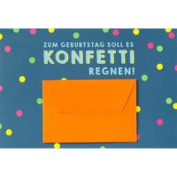 Geburtstag Geldkarte unverpackte Glückwunschkarte...