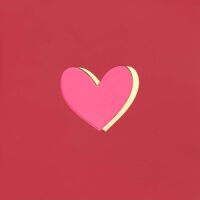 Liebe Valentinstag Quadratische unverpackte...