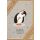 Geburtstag Nature Cards unverpackte Glückwunschkarte mit Umschlag Pinguin Ich wollte dir noch alles Gute zum Geburtstag wünschen Blumen