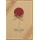 Allgemeine Wünsche Nature Cards unverpackte Glückwunschkarte mit Umschlag roter Luftballon Alles Gute