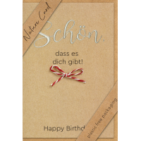 Geburtstag Nature Cards unverpackte Glückwunschkarte...