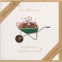 Geburtstag Nature Cards quadratische unverpackte...