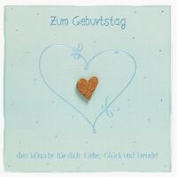 Geburtstag unverpackte quadratische Glückwunschkarte...