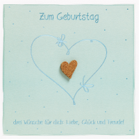 Geburtstag unverpackte quadratische Glückwunschkarte...