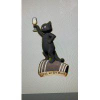Zell an der Mosel Magnet Katze Weinglas Rotwein Katzenbuckel