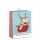 Weihnachten 6 Geschenktaschen Large / A4-Format UVP: €29,70  pro Tüte 4,95€ Weihnachtsmann mit Schlittenapplikation