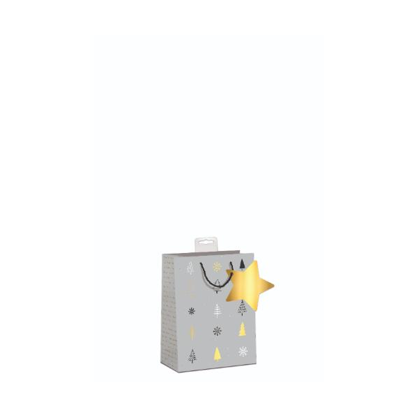 Weihnachten 6 Geschenktaschen Small / CD-Format UVP € 17,70 Pro Tüte € 2,95 Tannenbäume Schneeflocken mehrsprachig