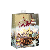 Weihnachten 10 Geschenktaschen sortiert Large A4 UVP 25,00€ pro Tüte 2,50 Merry Christmas Zuckerstange Holzdeko Geschenk mit Laterne