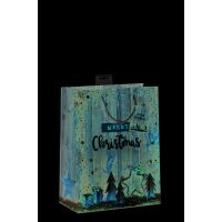 Weihnachten 10 Geschenktaschen sortiert Medium A5 UVP 19,50€ pro Tüte 1,95€ Merry Christmas Zuckerstange Holzdeko Geschenk mit Laterne