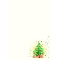 Weihnachten Skorpions Art DIN A4 Briefpapier  Tannenbaum...