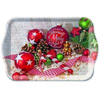 Weihnachten Tray Melamine 13X21cm Merry Little Chris 13x21cm