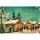 Adventskalender Adventskalenderkarte mit Briefumschlag Weihnachtsmarkt schöne Adventszeit