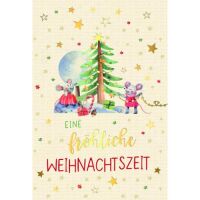 Weihnachten Green Line unverpackte Weihnachtskarte mit...