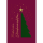 Weihnachten Handmade Weihnachtskarten mit Briefumschlag Halber Tannenbaum Stern Fröhliche Weihnachten