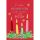 Weihnachten Handmade Weihnachtskarten mit Briefumschlag brennende Kerzen Fröhliche Weihnachten und einen guten Rutsch