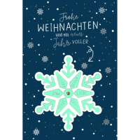 Weihnachtskarten mit Drehelement mit Briefumschlag...
