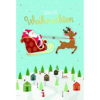Weihnachtskarten mit Drehelement mit Briefumschlag...