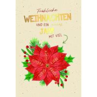 Weihnachtskarten mit Drehelement mit Briefumschlag...