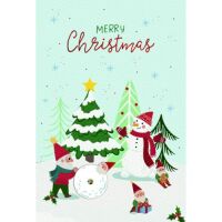 Weihnachtskarten mit Drehelement mit Briefumschlag...