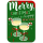 Weihnachten gestanzte Karte mit Innendruck und Briefumschlag Cocktailgläser mit Zuckerstange Merry Christmas & a happy new year