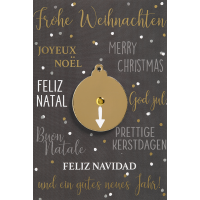 Weihnachten Glückwunschkarte mit Umschlag Moving...