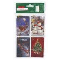 Weihnachten Geschenkanhänger 8-er Set 4 x 2 inkl....