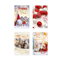 Weihnachten Geschenkanhänger 8-er Set 4 x 2 inkl....