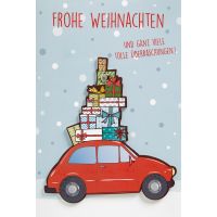Weihnachten Glückwunschkarte mit Umschlag Moving...