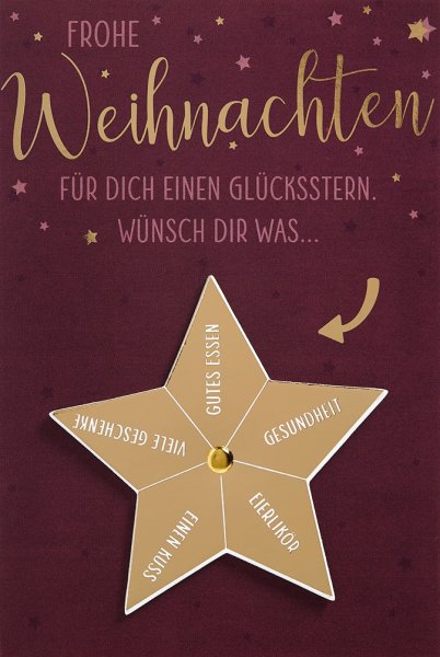 Weihnachten - Moving Cards –  Glückwunschkarte 11,5 x 17 cm mit Briefumschlag