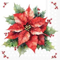 Weihnachten Servietten Cocktail 25x25 3-lagig 20...