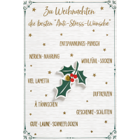 Weihnachten Glückwunschkarte mit Umschlag Moving...