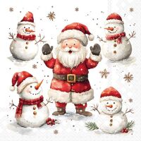 Weihnachten Servietten Cocktail 25x25 3-lagig 20...
