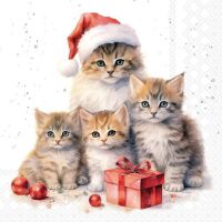Weihnachten Servietten Cocktail 25x25 3-lagig 20...