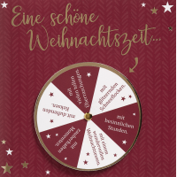 Weihnachten Quadratische Glückwunschkarte mit...