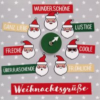 Weihnachten - Moving Cards - Glückwunschkarte im...