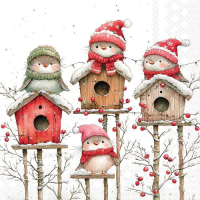 Weihnachten Servietten Cocktail 25x25 3-lagig 20...