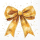 Weihnachten Servietten Cocktail 25x25 3-lagig 20 Stück goldene Geschenkschleife Fancy bow gold/white FSC Mix