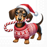 Weihnachten Servietten Cocktail 25x25 3-lagig 20...